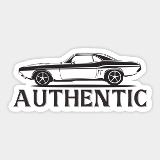 Authentic Classic Car Sticker